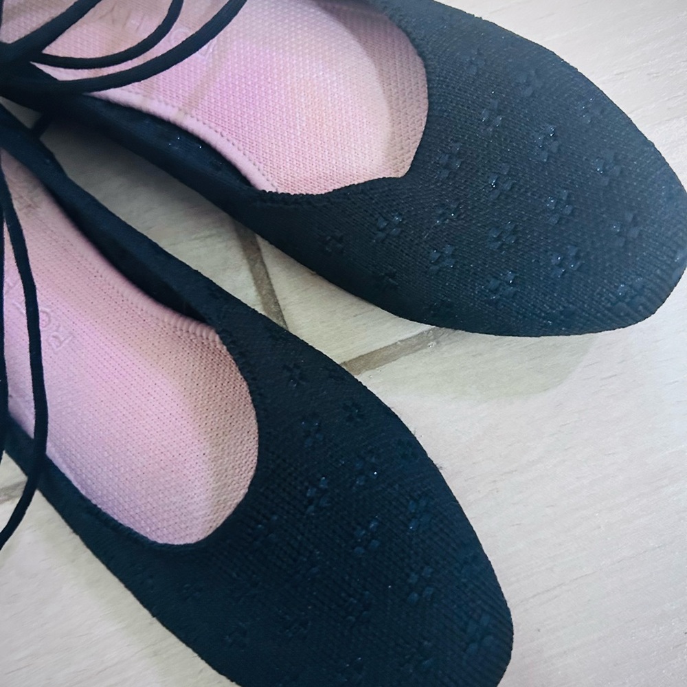 Rothy’s black ballet flats